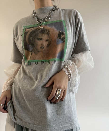 【USED】 84's STAR PRINTS CYNDI LAUPER Tour T-Shirt/250510-091