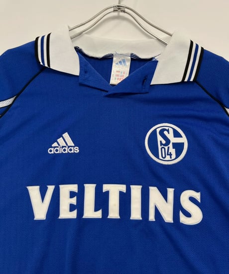 【USED】 adidas 98~99's Schalke 04 Soccer Shirt/ 250607-023