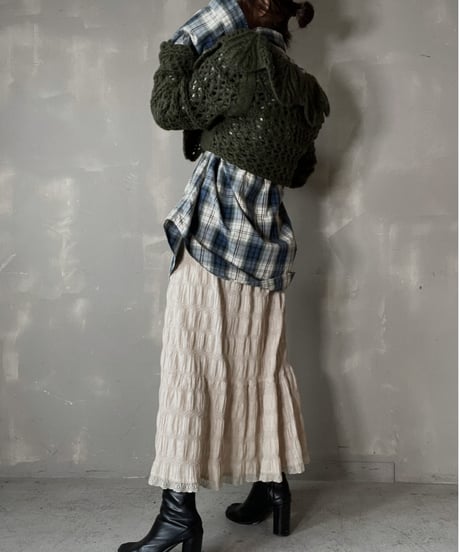 【USED】　Ralph Lauren Plaid L/S Shirt/ 220220-017