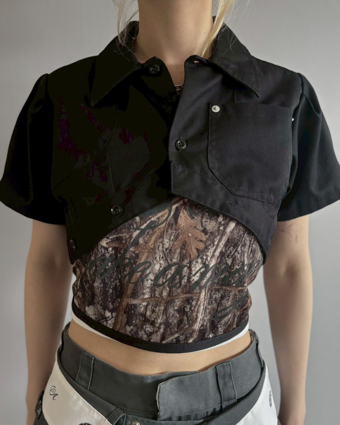 Chinatsu Aoyama】 RE Makers Shirt Black / 26070