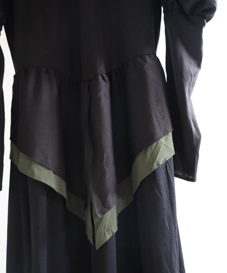 【USED】L/S Poly Dress ① / 220324-002