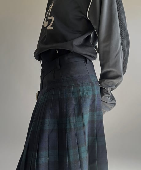 【RE;CIRCLE】 RE Kilt Skirt Long / 250206-006