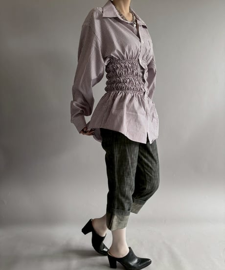 【RE;CIRCLE】 RE Shirring Shirt / 260409-011