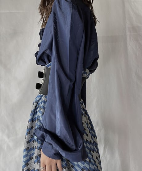 【USED】  Poly L/S Blouse/210921-025