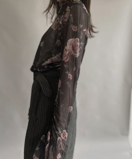 【USED】 See-through Top Rose / 230311-009