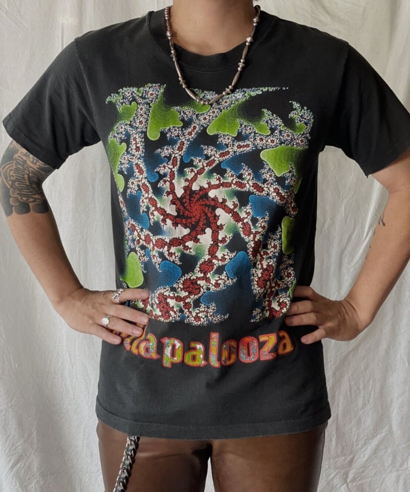 Lollapalooza” 1993 ピカソ ツアー Tシャツ 白(Vintage Lollapalooza” 1993 ピカソ ツアー Tシャツ 白(Vintage
