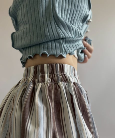 【RE;CIRCLE】 RE Stripe Balloon Pants / 260514-020