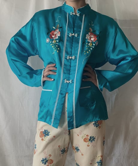 【売約済み】  Shiny China Shirt/210407-003