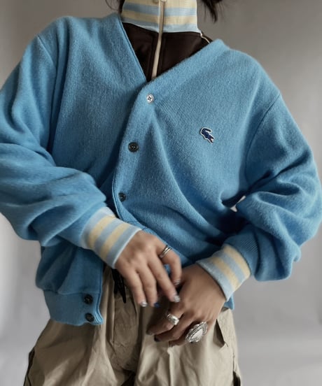 【USED】 IZOD Lacoste Acrylic Knit Cardigan / 230128-025