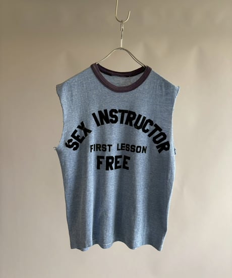 【USED】 Cut Off Sleeve T-Shirt / 260523-012