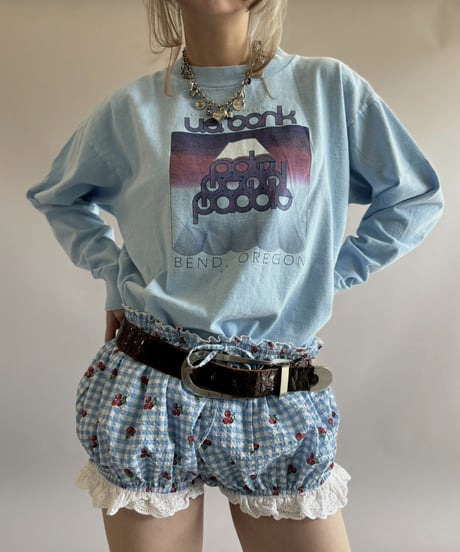 【USED】 Made In USA 90's ONEITA U.S. bank L/S Tee / 260418-007