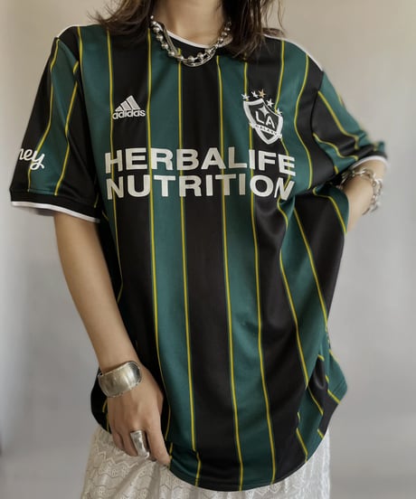 【USED】    adidas LA GALAXY Game Shirt / 230610-019