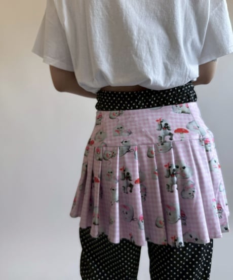 【USED】 Dead Stock ADRIANAHOTCOU TURE Design Mini Skirt /250510-042
