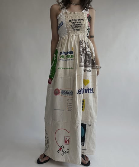 【RE;CIRCLE】 RE Eco-Friendly Bag Camisole One-piece / 220804-023