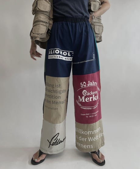 【RE;CIRCLE】 RE Eco-Friendly Bag Pants Navy Blue / 220804-013
