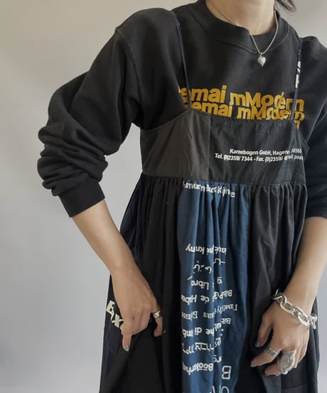 【RE;CIRCLE】RE Eco-Friendly Bag Camisole Long One-piece Black / 2300828-016