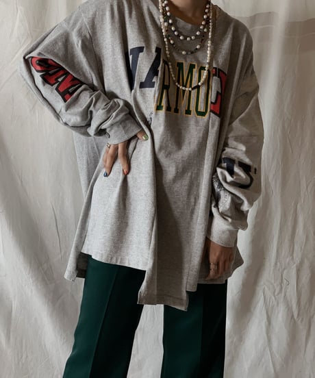 【RE;CIRCLE】 RE Patchwork L/S T-shirt①/210414-024