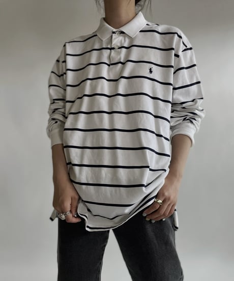 【USED】 Ralph Lauren Long Sleeve Polo Shirt / 220521-022