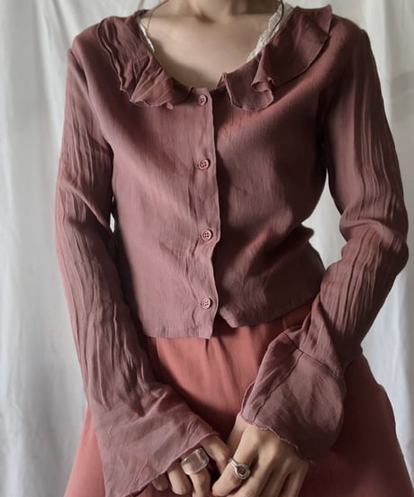 【USED】 See-through L/S Top/210714-024