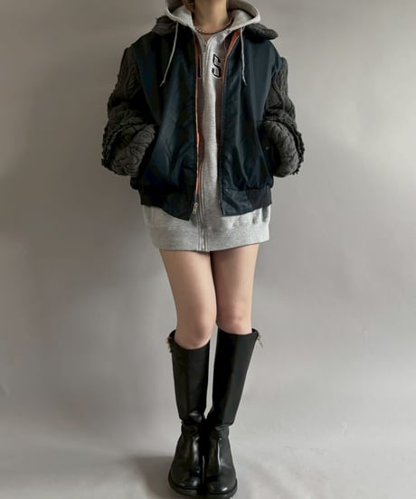 【RE;CIRCLE】 RE MA1 × Alan Knit Jacket / 251225-006