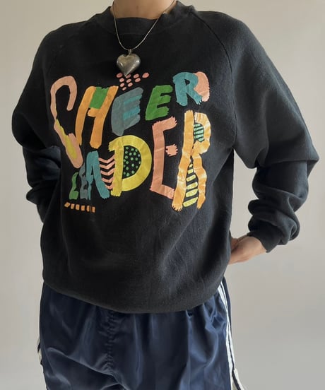 【USED】 Made in USA 90’s Jerzees Cheer Leader Sweat Top /250111-002
