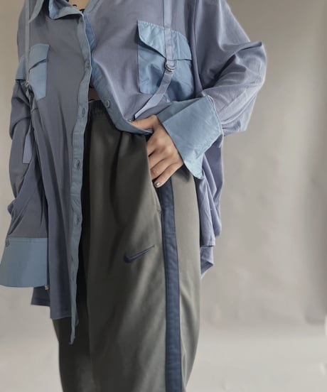 【USED】 Nylon See-through Shirt / 230218-012