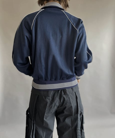 【USED】 Zip-up Top Navy / 230128-023