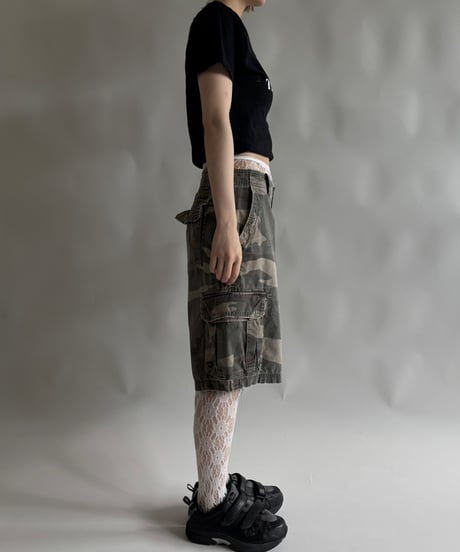 【USED】 RESIZED 00s NEVER GO AGAINET T-Shirt / 250830-003