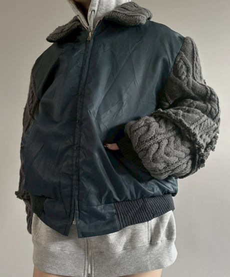 【RE;CIRCLE】 RE MA1 × Alan Knit Jacket / 251225-006