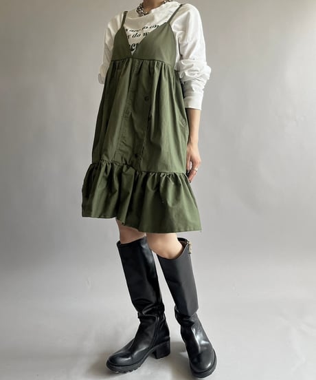 【RE;CIRCLE】 RE ARMY Back Lace Up Camisole / 250508-004