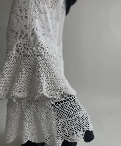 【RE;CIRCLE】 RE Crochet Tiered Pants / 220623-029