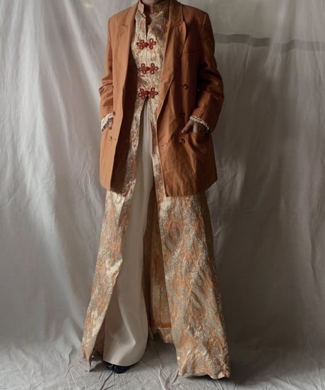 【USED】No Sleeve Poly China Dress/210217-045
