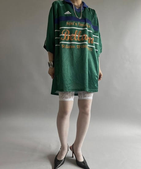【USED 】adidas Niki's Tanzbar  Soccer Shirt /240706-028