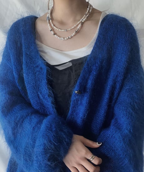 【USED】  Mohair Cardigan②/210303-030