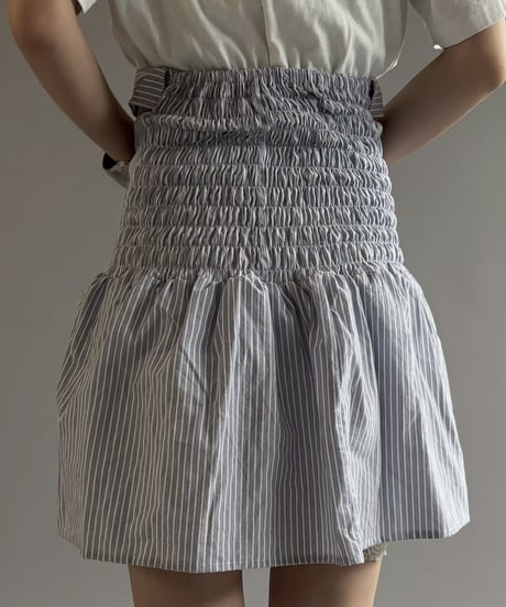 【RE;CIRCLE】  RE Stripe Shirt Mini One-Piece / 260611-005