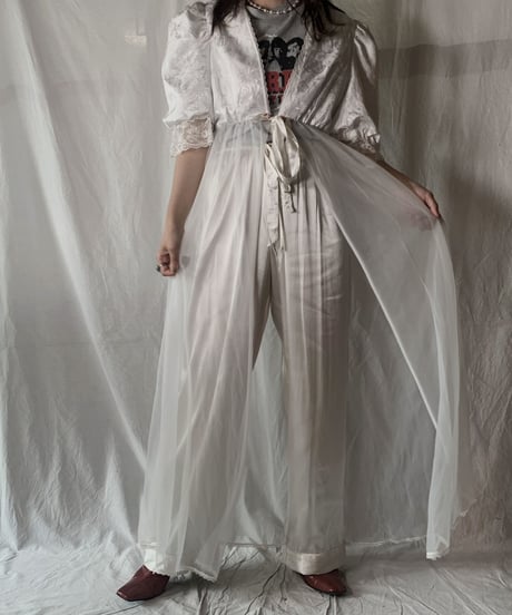 【USED】 Flower Patterned S/S Gown/210630-023