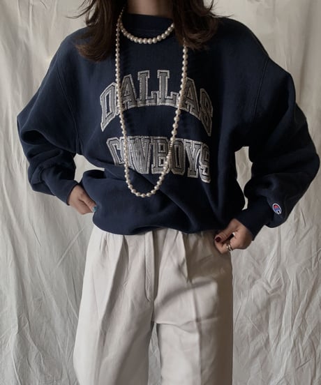 【USED】 80's USA Champion Reverse WeaveDALLAS COWBOYS/210324-015