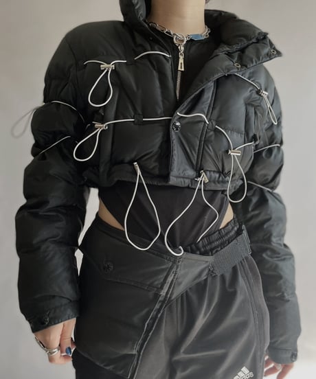 【RE;CIRCLE】 RE Draw Code Short Down Jacket + Sacosh / 230126-010