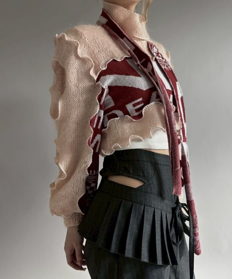 【RE;CIRCLE】 RE Mellow Knit Top + Tie / 260122-007
