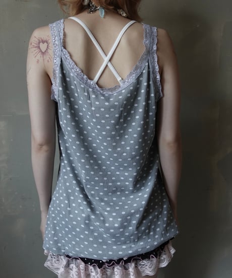 【RE;CIRCLE】 Re Embroidered Camisole Top  /  250724-007