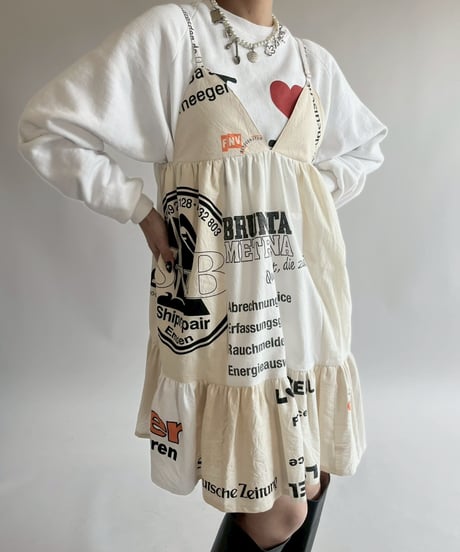 【RE;CIRCLE】 Re Eco Bag Back Lace Up Cami  /  250417-017