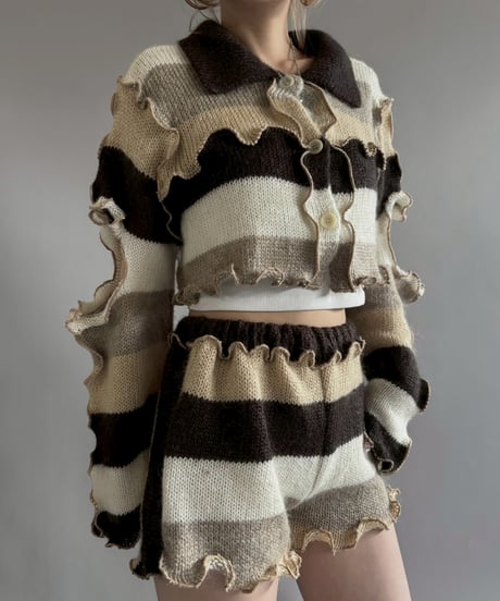 【RE;CIRCLE】 RE Mellow Mohair Knit Set up/ 251127-002
