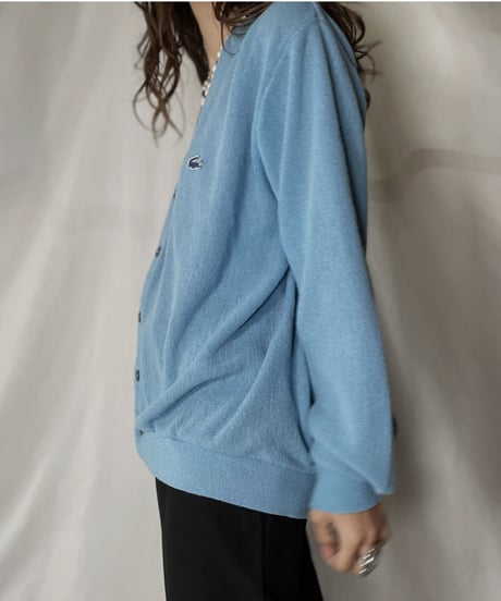 【USED】   LACOSTE Knit Cardigan⑩/211126-018