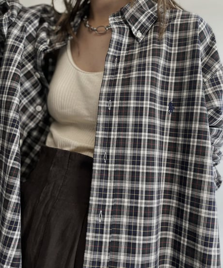 【USED】 Polo Ralph Lauren Checked Shirt / 220820-025