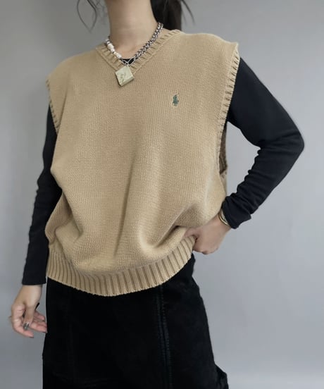 【USED】 Polo By Ralph Lauren Knit Vest / 221022-015