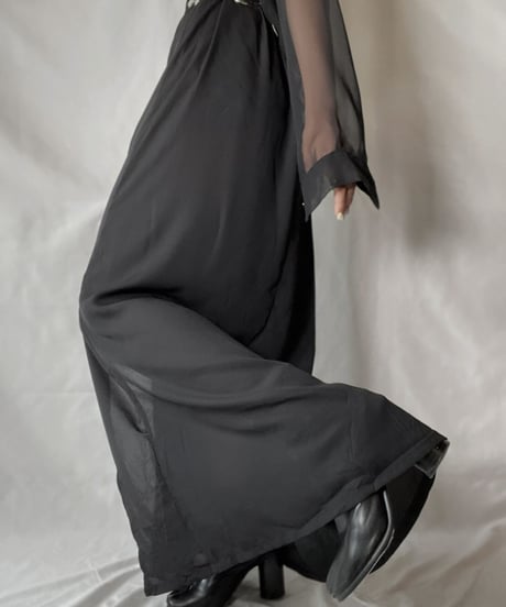 【USED】 Poly Long Skirt/210926-007