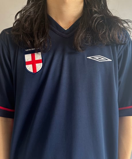 【USED 】UMBRO ENGLAND Soccer Shirt /240603-053