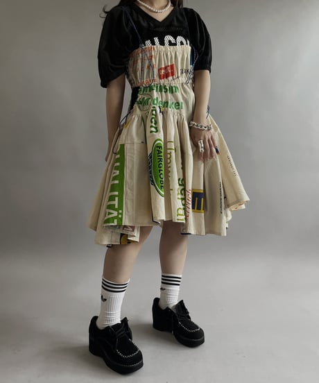 【RE;CIRCLE】RE Eco-Friendly Bag Code Camisole Middle One-piece / 240516-030