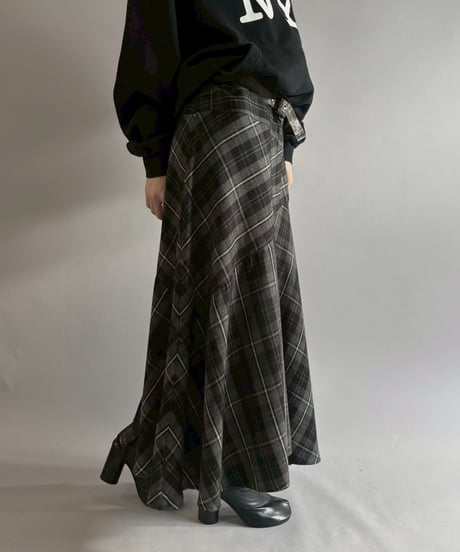 【USED】 Plaid Skirt / 251220-014