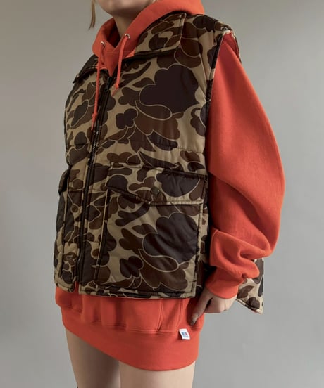 【USED】 Camouflage Pattern Padded Reversible Vest /251101-001